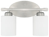 Capital Lighting 115221-338 Dixon 2 Light 13"W Bathroom Vanity - Brushed Nickel
