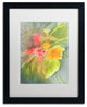 Sheila Golden ''Through Darkness Brightly'' Matted Art, Black Frame, White, 20x16