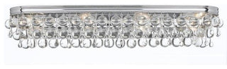 Crystorama Calypso 8 Light Bathroom/Vanity Light, Polished Chrome