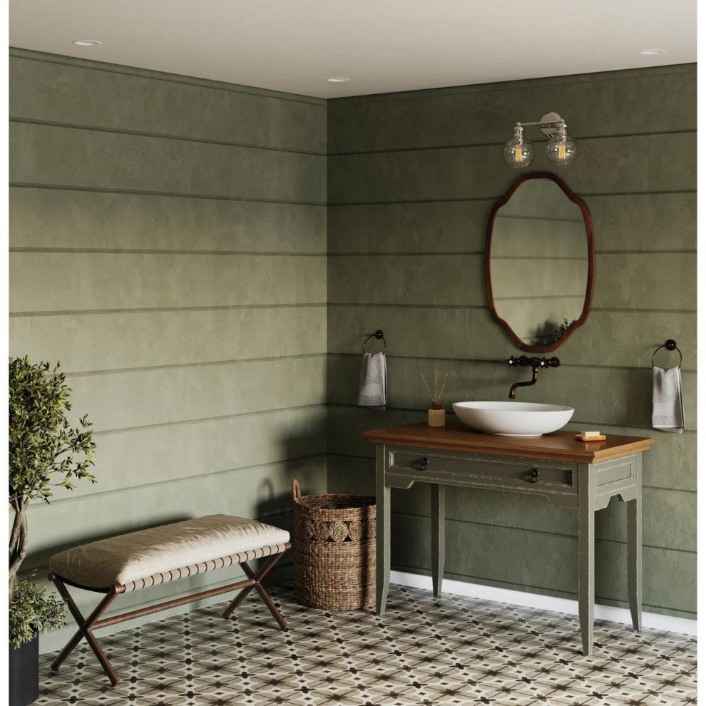 Hansford Collection 2-Light Bath and Vanity, Polished Nickel