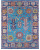 9' 1" X 11' 10" Turkish Oushak Hand-Knotted Wool Rug - Q14990