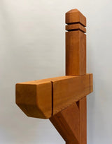 Decorative Cedar Wood Mailbox Post with hardware (4Ã—6)