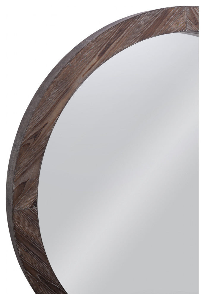 Jacques Wall Mirror - Brown