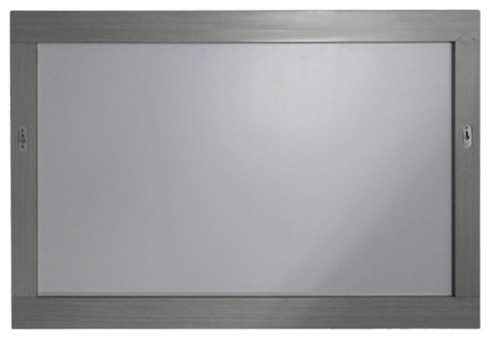 37.4" Mirror-Gray-Wood