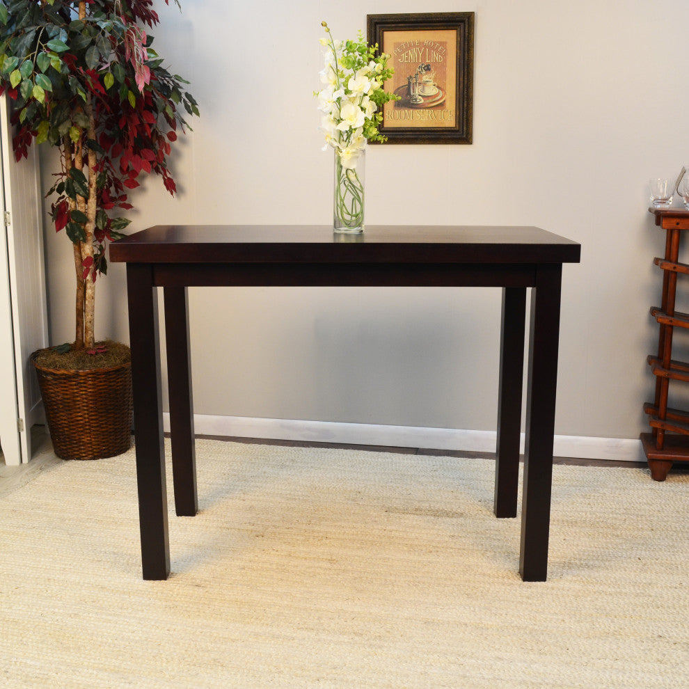 Waverly Thick Top Bar Table, Espresso