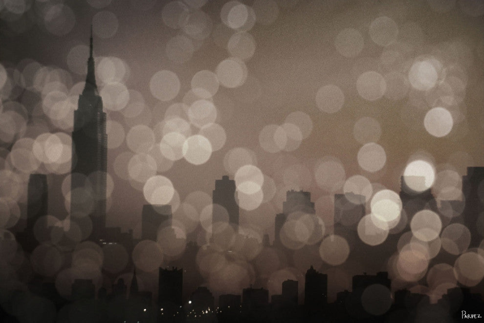 "NY Sleeping" Fine Art Canvas Print, 60"x40"