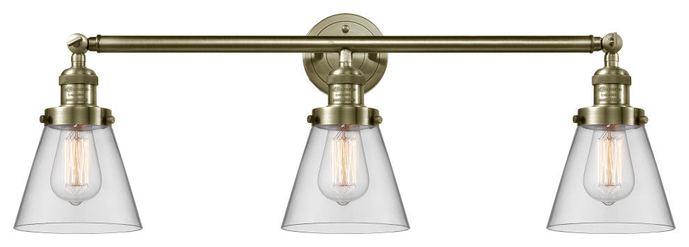 Innovations Lighting 205-Ab-S-G62-Led 3 Light Dimmable Led Bathroom Fixture