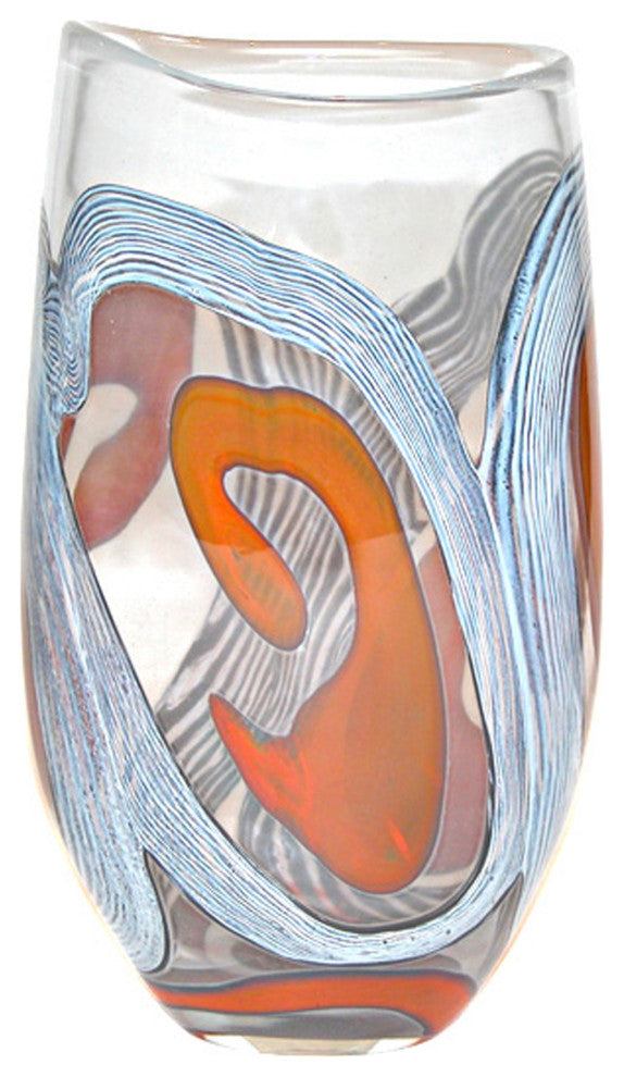 Kasmir Vase, 5"x4"x15"