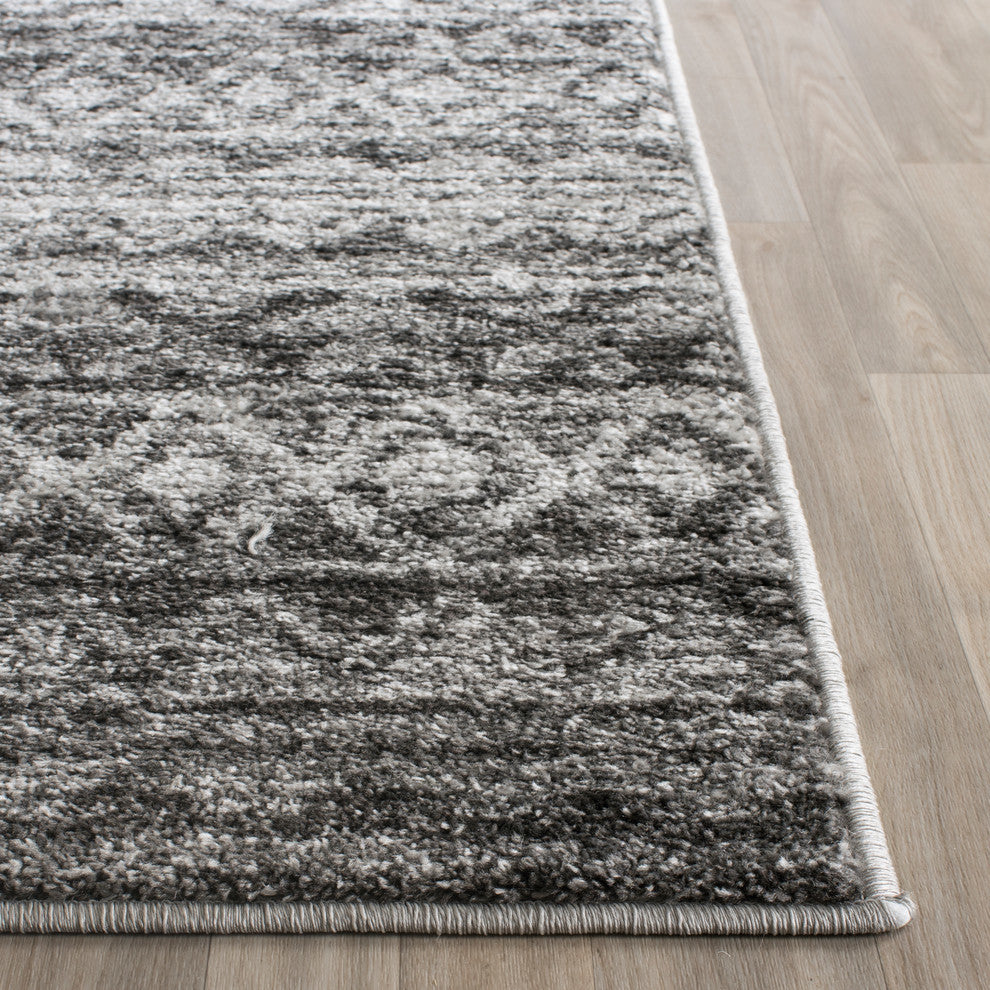 Safavieh Adirondack Adr119N Moroccan Rug, Ivory/Charcoal, 2'6"x6'0" Runner