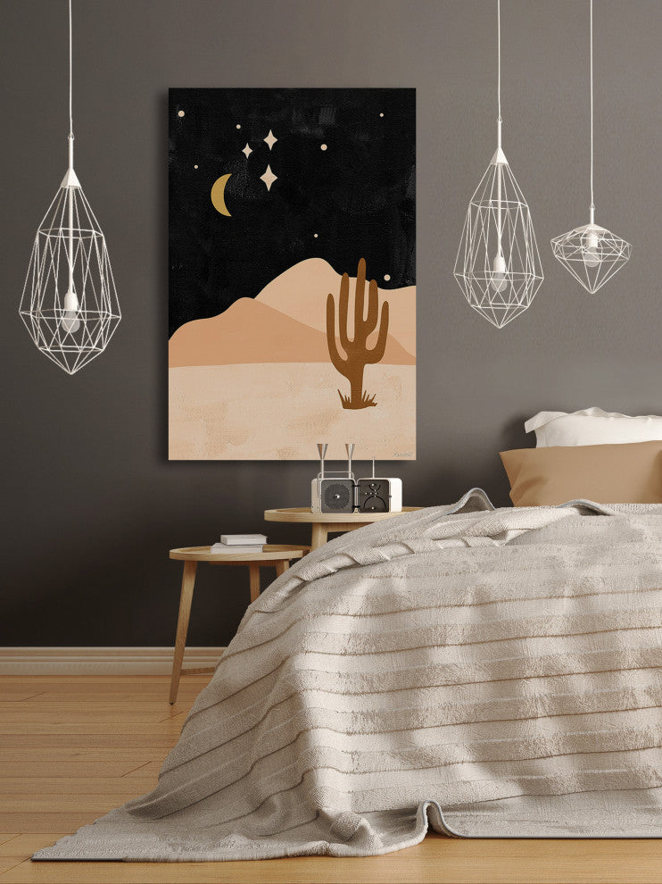 "Desert Nights" Painting Print on Wrapped Canvas, 12x18