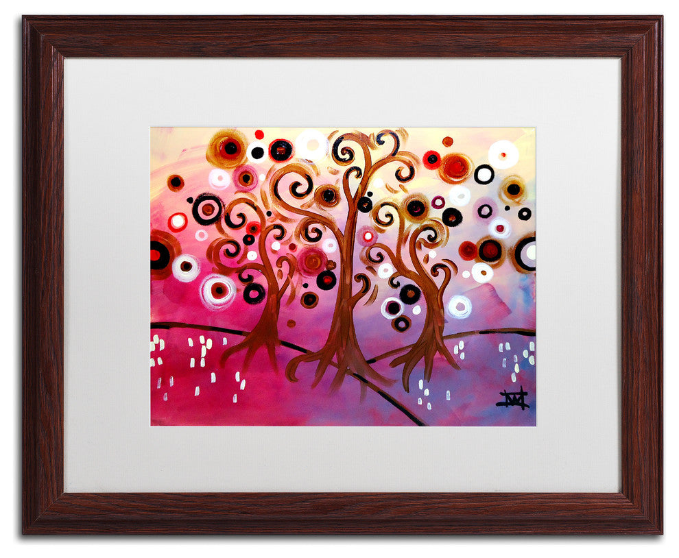 Natasha Wescoat 'Infinite Treasures' Art, Wood Frame, White Mat, 20x16