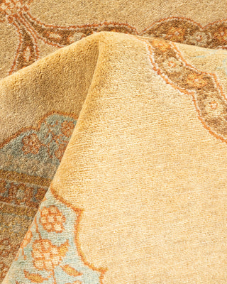 Mogul, One-of-a-Kind Hand-Knotted Area Rug Yellow, 4' 9" x 6' 7"