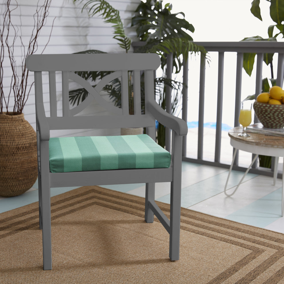 Noble Gray Preview Lagoon Outdoor/Indoor Chair Cushion 20"x20"x2.5"