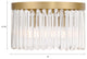 Emory 4 Light Modern Gold Ceiling Mount