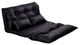 Costway PU Leather Foldable Modern Floor Sofa Bed Video Gaming 2 Pillows Black
