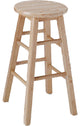 2pc Natural Counter Height Stool