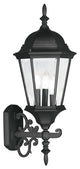 Livex Lighting 3 Light Black Outdoor Wall Lantern - 7561-04