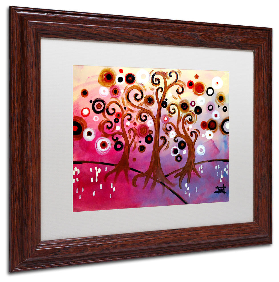 Natasha Wescoat 'Infinite Treasures' Art, Wood Frame, White Mat, 14x11
