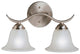 Bath 2-Light, Brushed Nickel