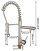 Vienna Single Handle Pull Down Kitchen Faucet With 360 Degree Rotation