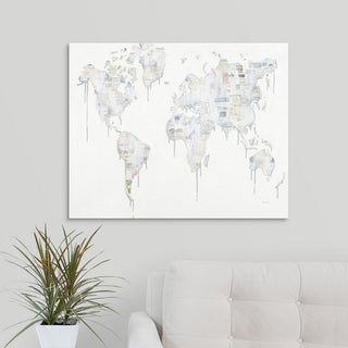 "Wine Lover's Guide" Wrapped Canvas Art Print, 30"x24"x1.5"