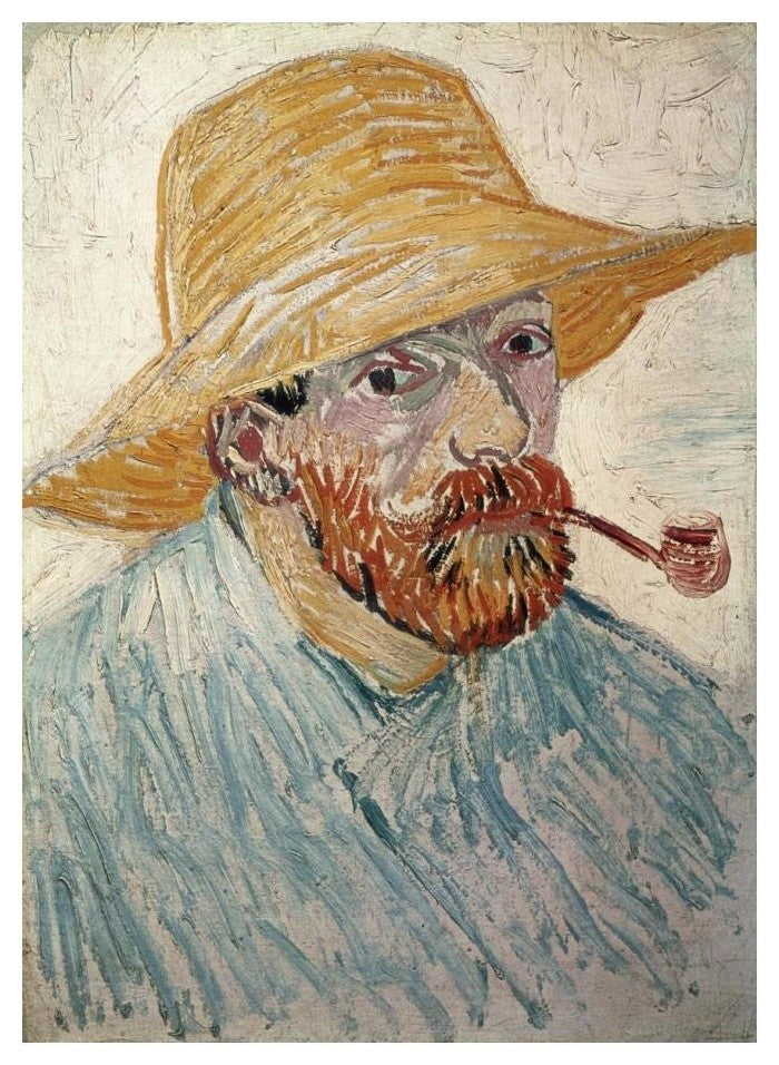 "Self Portrait 1888" Digital Paper Print by Vincent Van Gogh, 18"x24"