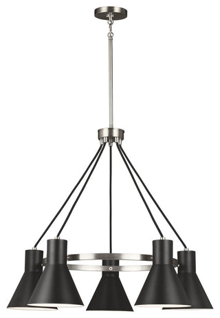 Generation Lighting Lighting 5-Light Chandelier, Brushed Nickel