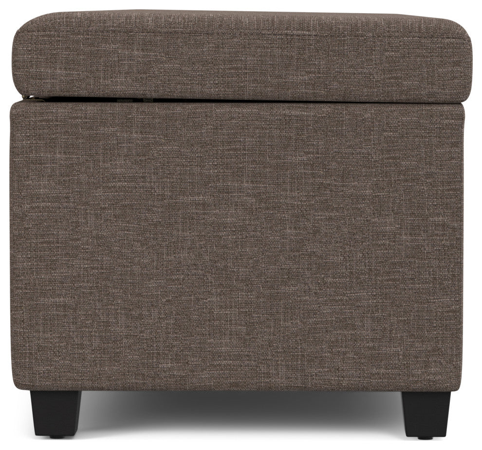 Avalon Extra Large Storage Ottoman Bench, Fawn Brown