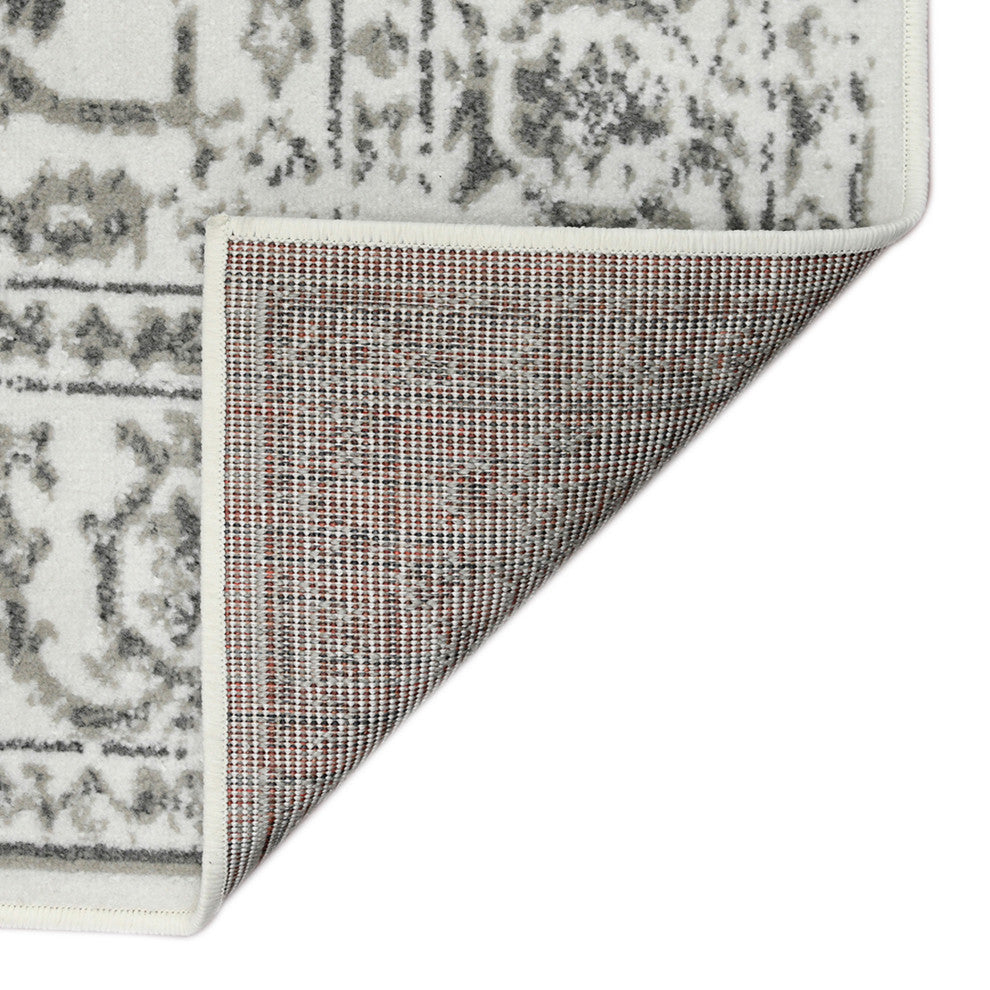 Alpine Fany Power-Loomed Polypropylene Area Rug, Light Gray, 9'2"x12'2"