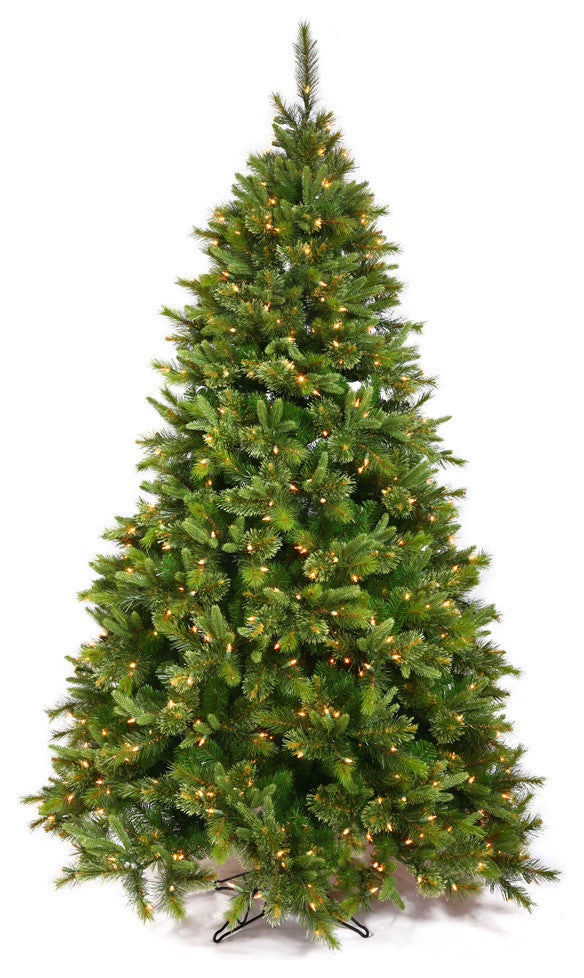 Vickerman A118176Led 7.5' Cashmere Slim Christmas Tree, Warm White Lights