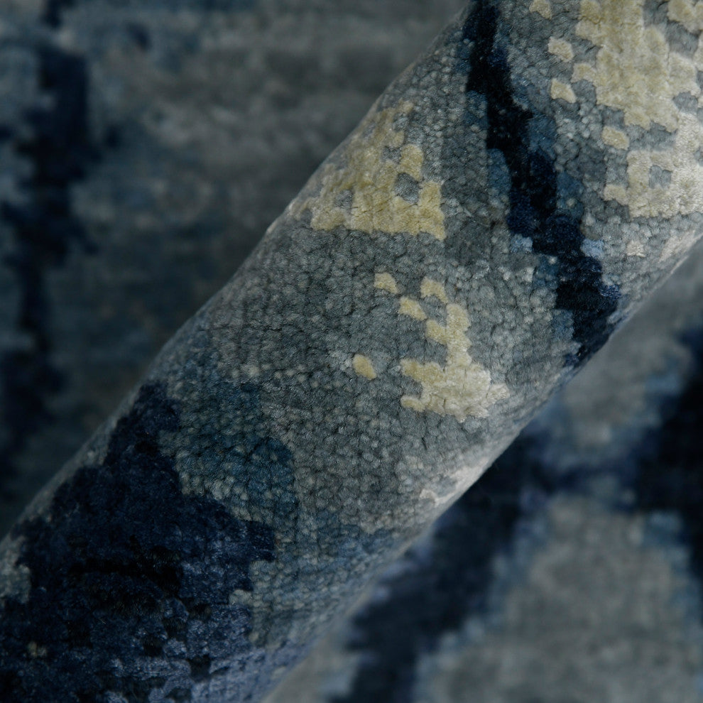 Hermitage Dessavie Area Rug, Blue, 10' x 14', Abstract