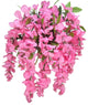 15 Stems Wisteria Long Hanging Bush Flowers, Pink
