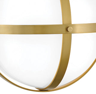 Lark Colby Small Single Light Sconce, Lacquered Brass