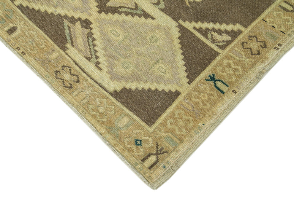 Rug N Carpet - Hand-knotted Turkish 5' 3'' x 8' 4'' Distressed Wool Rug