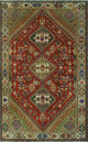 Fine Vintage Distressed Maira Rust Rug