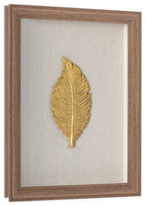 Golden Leaves Ii Shadow Box