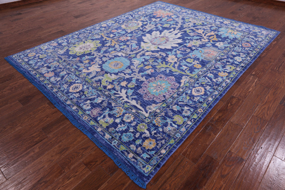 7' 10" X 10' 3" Turkish Oushak Handmade Wool Rug - Q15001