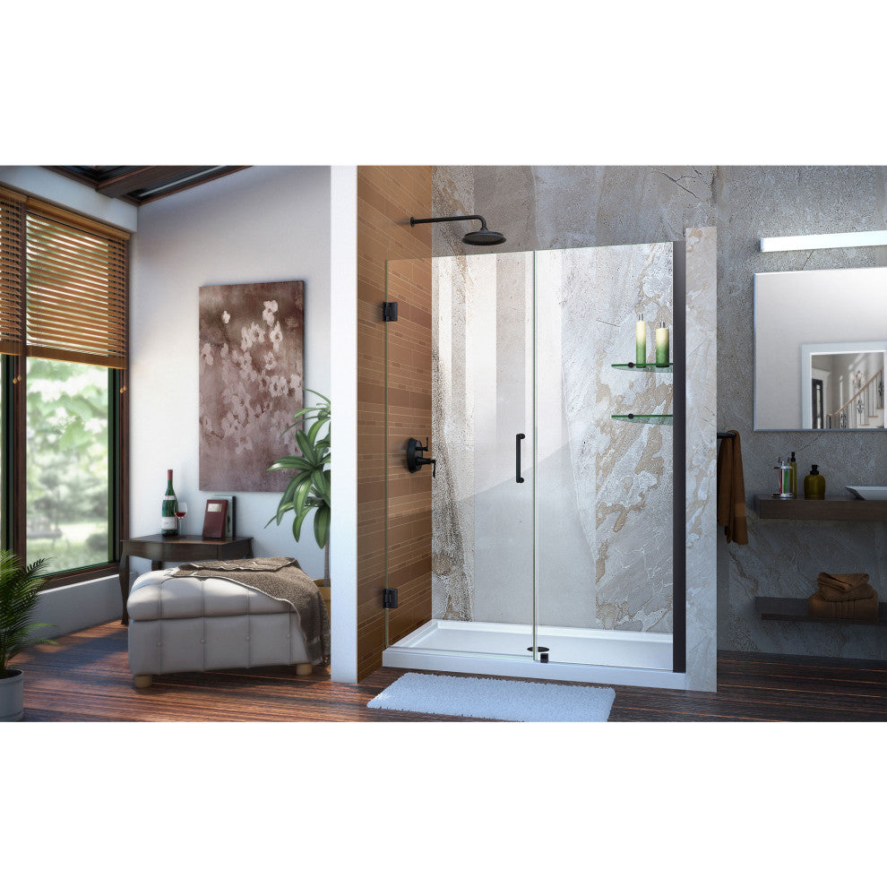 Dreamline Unidoor Min 48" To Max 49" Frameless Hinged Shower Door