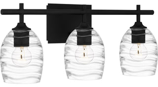 Quoizel LCY8622 Lucy 3 Light 22"W Vanity Light - Matte Black