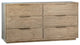 Willa Washed 6-Drawer Dresser