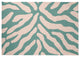 Animal Stripe Spring Chenille Rug, Eucalyptus, 5'x7'