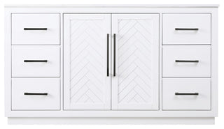 Home Living 60" Single Bathroom Vanity, White