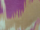 Electra Magenta Orange and Cream Handmade Luxury Pillow, 26"x26"
