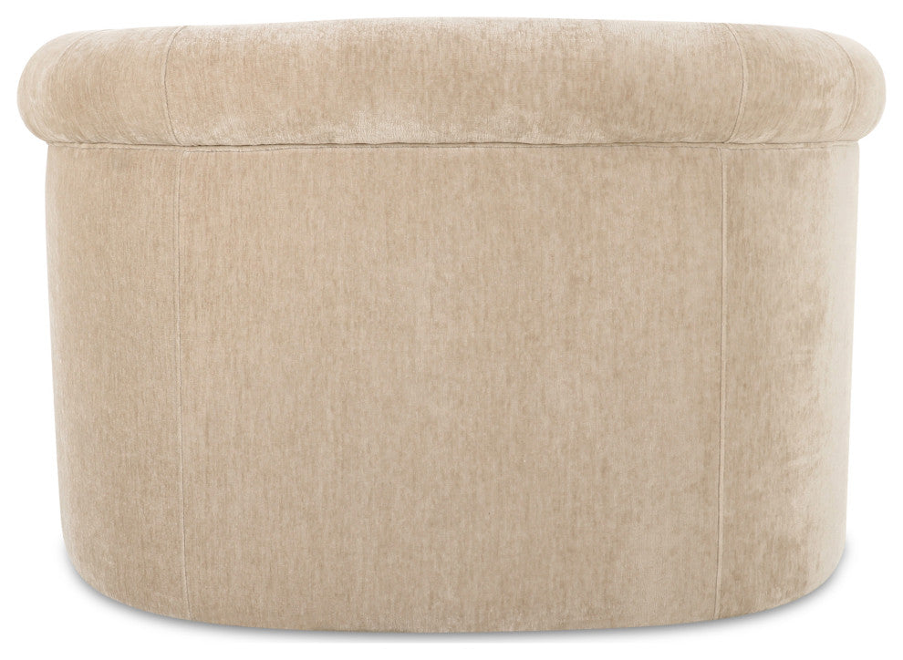 Thora White Upholstery Lounge Chair