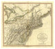 "New York, Vermont, New Hampshire, 1806" Print by John Cary, 32"x29"