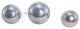 60-80MM Shiny Silver Glass Ball Ornaments, 20-Piece Set