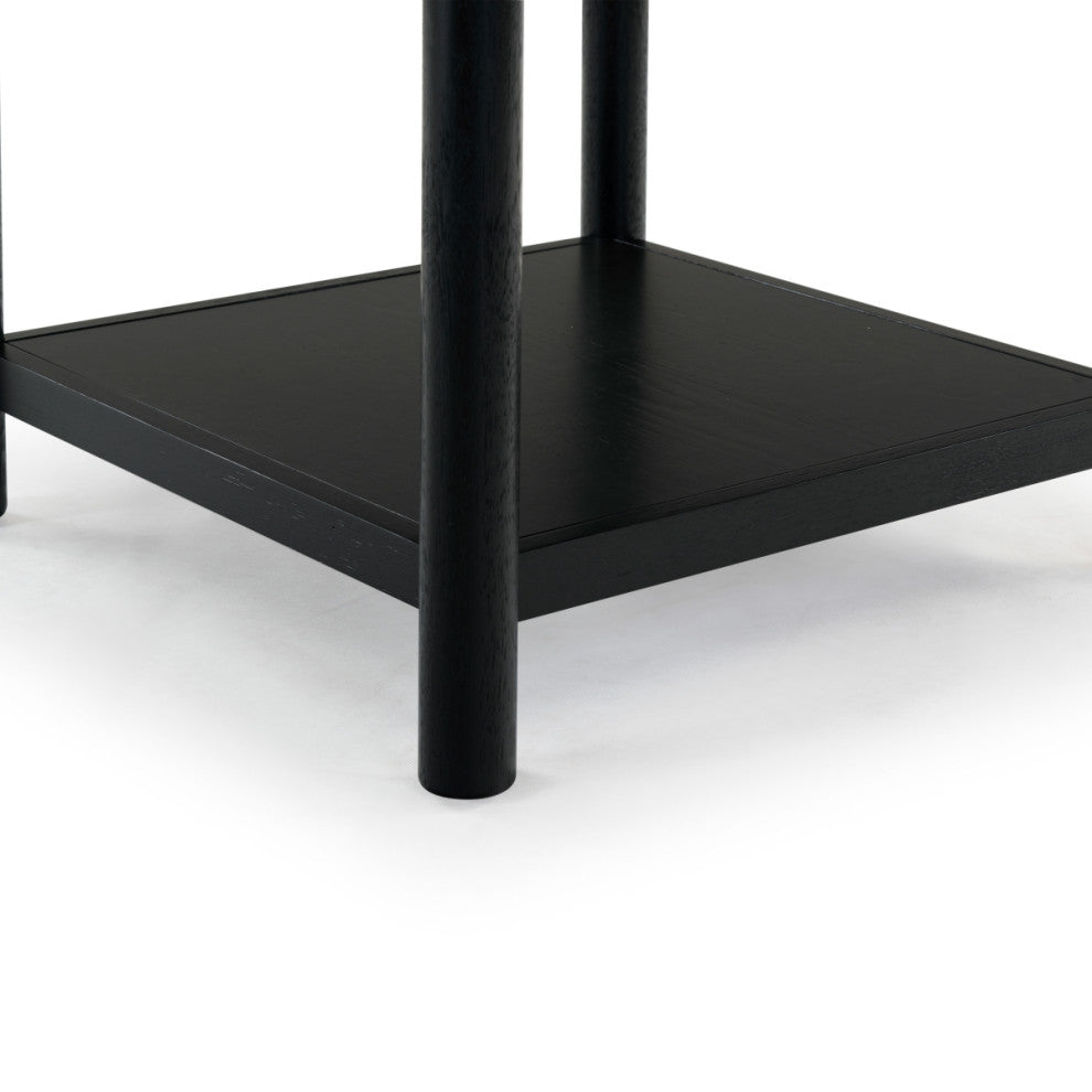 Safavieh Couture Jaylessa 1 Drawer End Table, Black