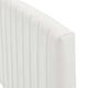Headboard, Full Queen Size, Velvet, White, Modern Contemporary, Bedroom Master