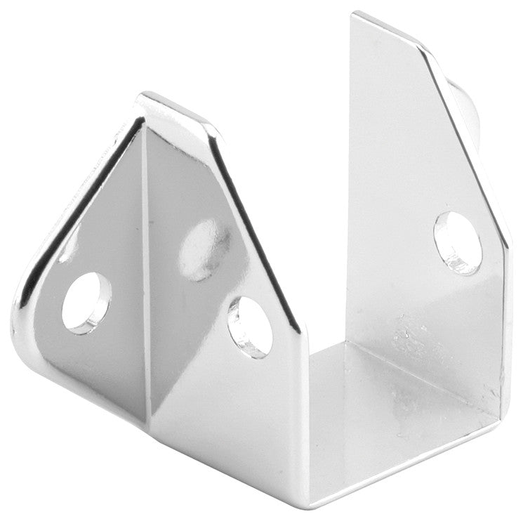 Headrail Bracket, For 1-1/4", Zinc Alloy, Chrome Plated, Fasteners