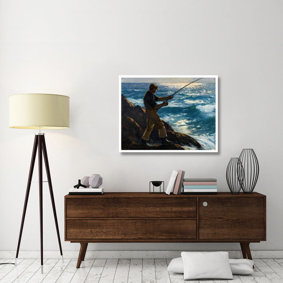"The Fisherman, 1922" Digital Paper Print by Gifford Reynolds Beal, 42"x33"